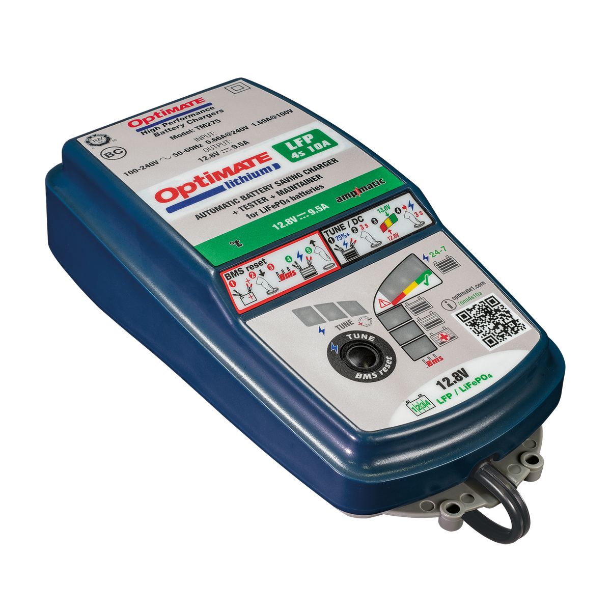 OptiMate Lithium 4s 10A Battery Charger TM-275V2
