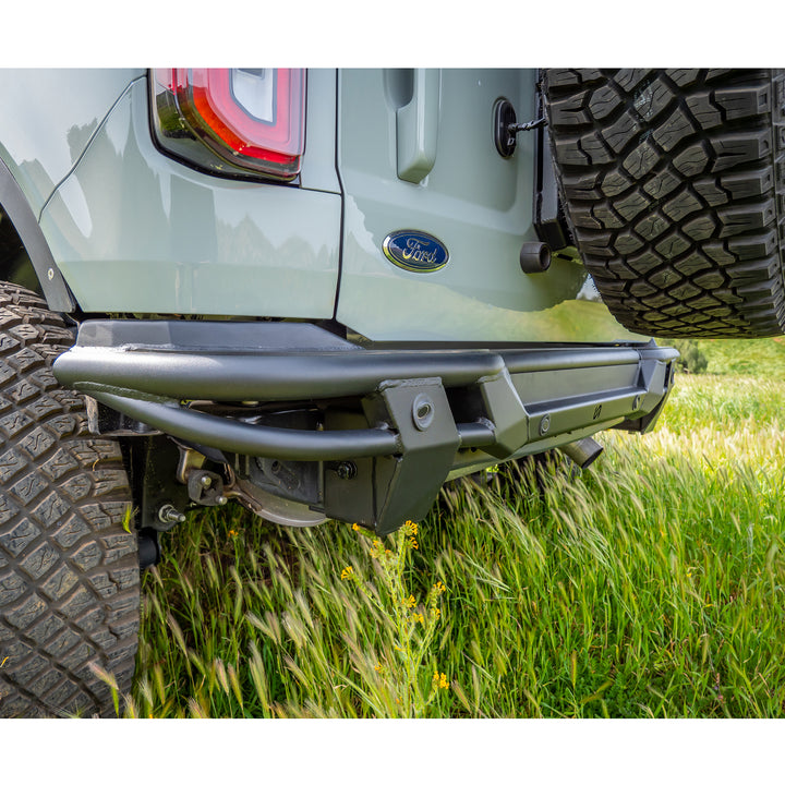 Turn Offroad 2021+ Ford Bronco Baja Rear Bumper - RB2-M1 for 2021-2026 Ford Bronco - installed view