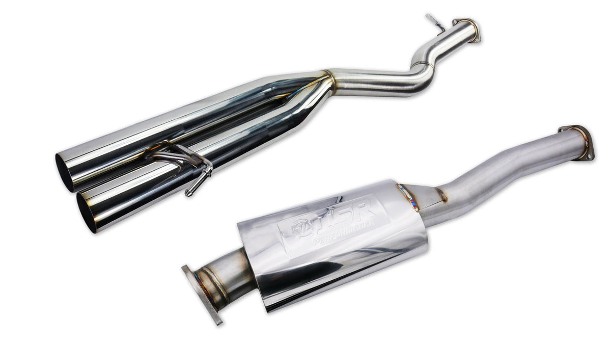 ISR Performance EP (Straight Pipes) Dual Tip Exhaust - 05-06 Infiniti G35 Sedan - IS-EPDUAL-G35SDN