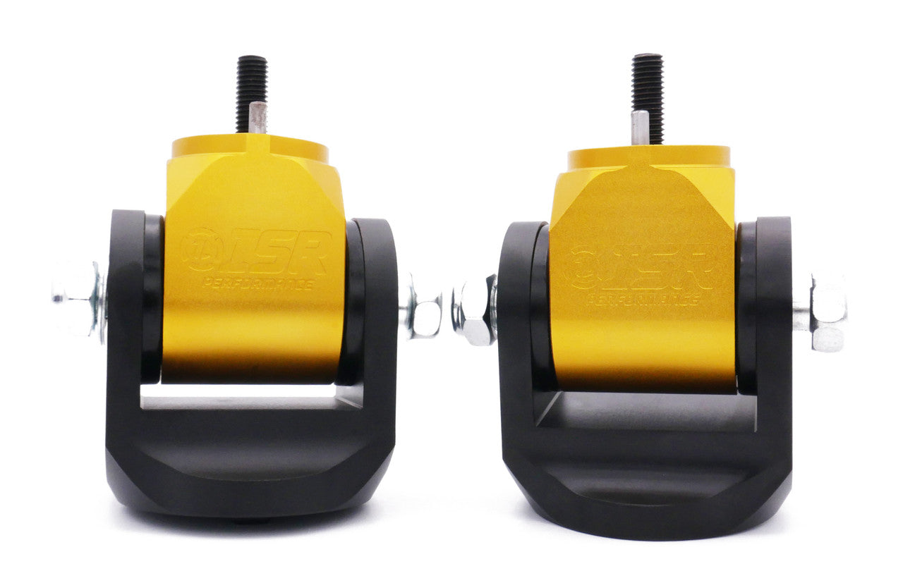 ISR Performance Billet Engine Mount Set with Poly Bushings - Nissan 350Z/G35 Z33 - IS-EMK-Z33-P