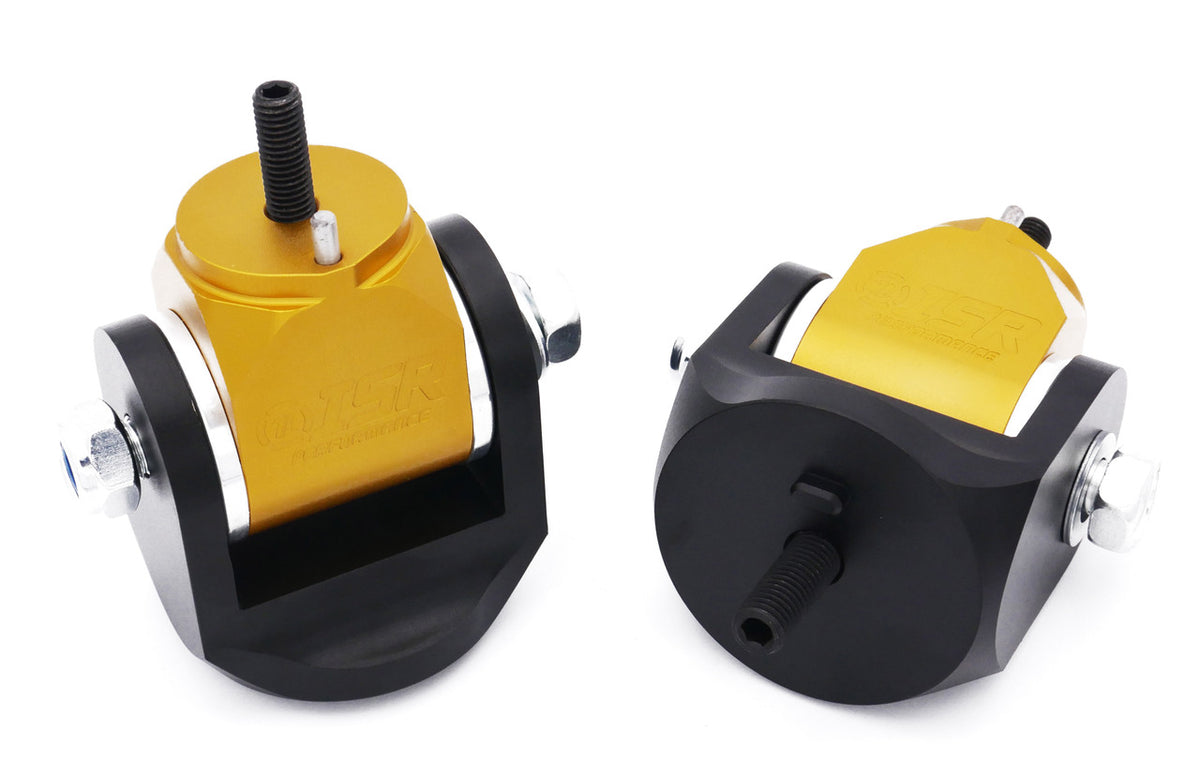 ISR Performance Billet Engine Mount Set with Poly Bushings - Nissan 350Z/G35 Z33 - IS-EMK-Z33-P