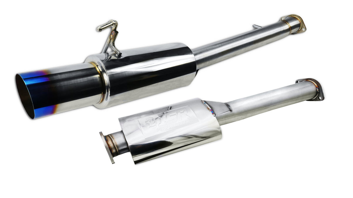 ISR Performance GT Single Exhaust With Burnt Tip- Nissan 350Z - IS-GT-350Z-BT