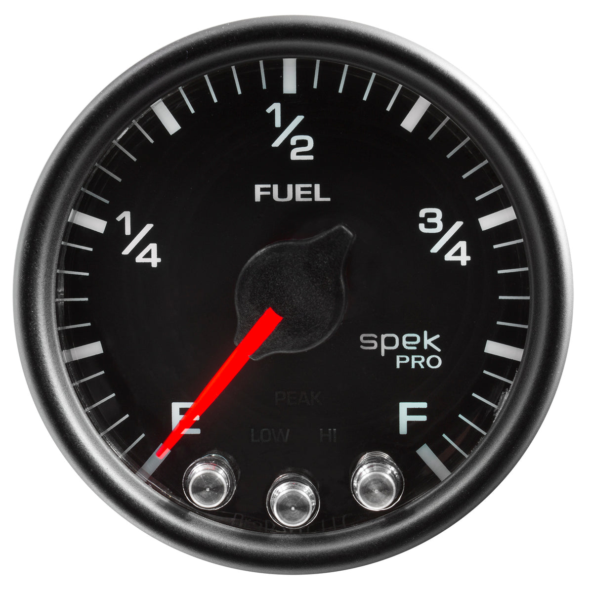 Autometer Spek-Pro Gauge Fuel Level 2 1/16in 0-270 Programmable Blk/Blk - P31232