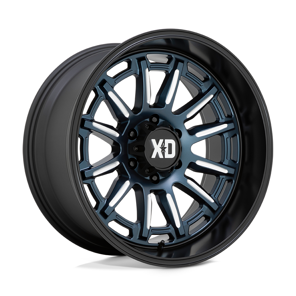 XD - XD865 20X10 6X135 Blue-mill Blk-lp -18MM