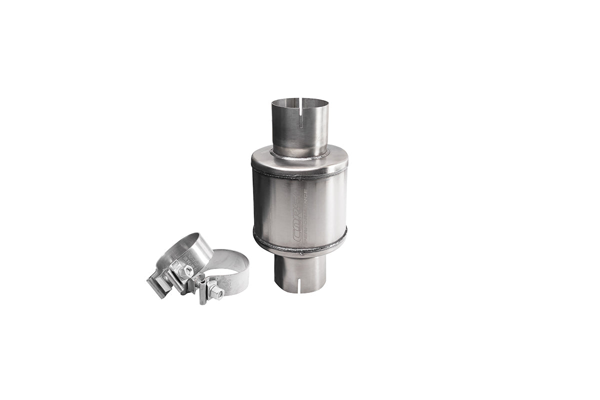 Corsa 304 Stainless Steel 2.75in Pro Series Packed Resonator (Slip Fit) (2-3DB) - Brushed - PKM2006