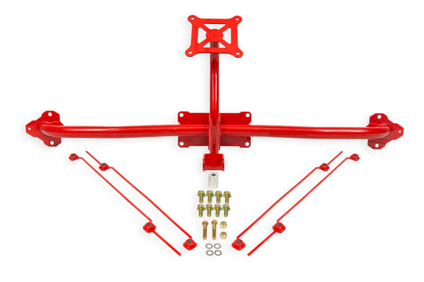 BMR 14-19 Chevrolet Corvette C7 Bolt-On Parachute Mount - Red - PM570R