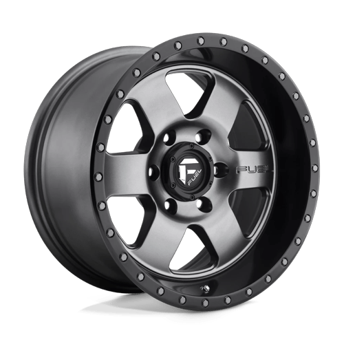 Fuel Off-Road Aluminum Wheels 17X9 Podium D619 Matte Gunmetal Black Bead Ring