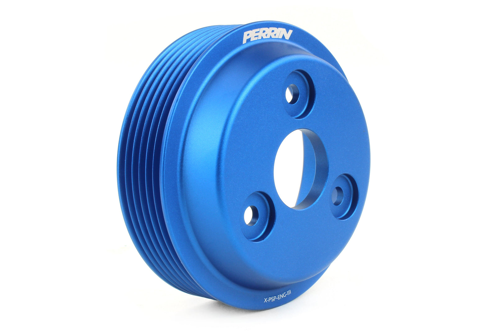 Perrin 2022 Subaru BRZ/GR86 Water Pump Pulley - Blue - PSP-ENG-113BL