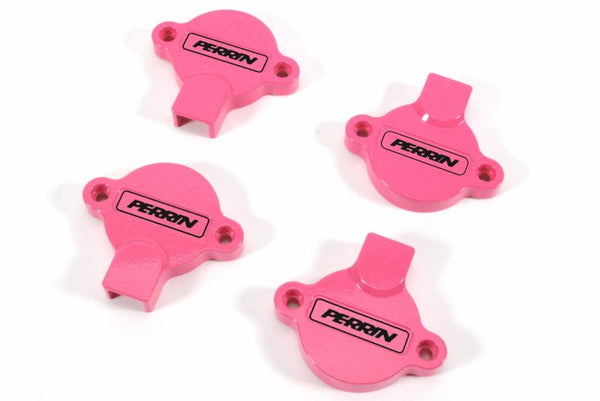 PERRIN 13-24 BRZ / GR86 / FR-S Cam Solenoid Cover Kit - Hyper Pink - PSP-ENG-173HP for 2013-2025 Subaru BRZ - front view