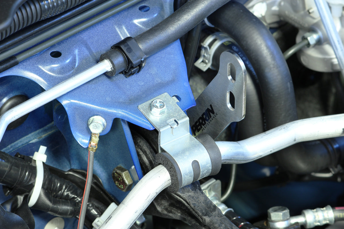 Perrin - Air Oil Separator FMIC Mounting Bracket for 2002-2021 WRX, STI - PSP-ENG-625