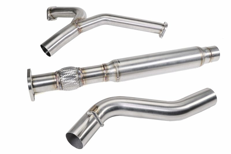 Perrin 22-24 Subaru WRX T304 Stainless Steel Midpipe w/ Resonator - PSP-EXT-340BR