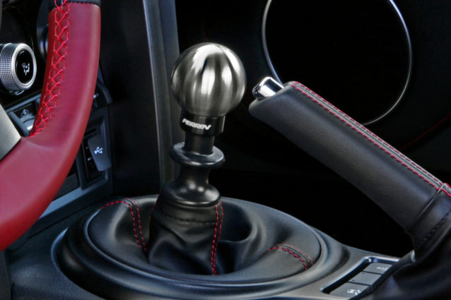 Perrin 13-24 BRZ / GR86 / FR-S Automatic Brushed Ball 2.0in SS Shift Knob - PSP-INR-134-3