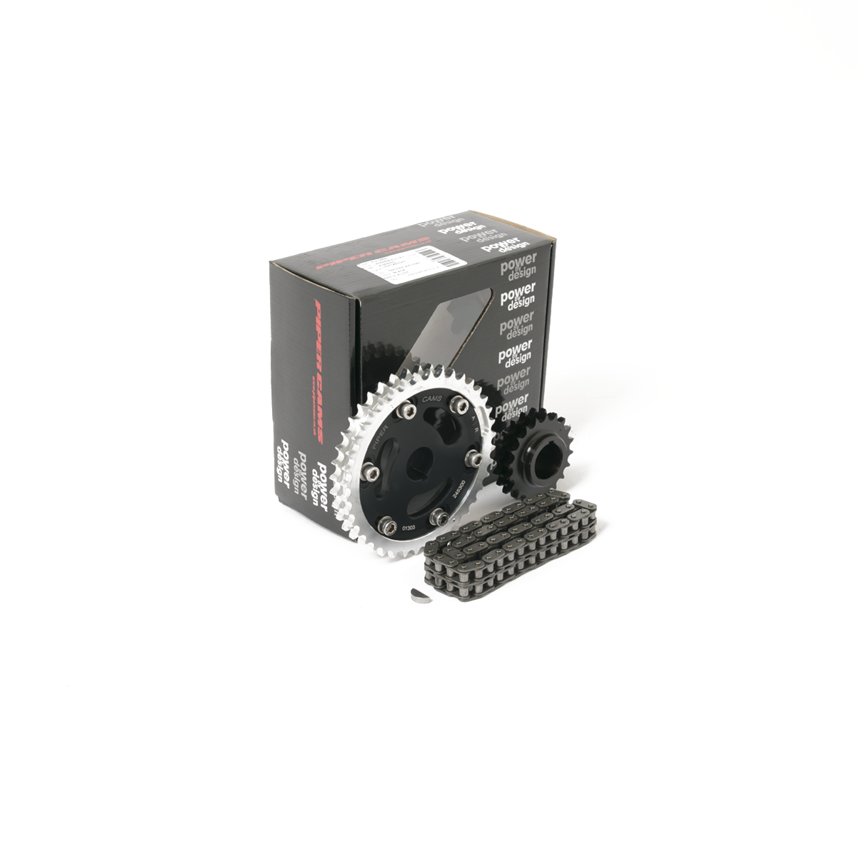 Piper Cams A Series Vernier Duplex Kit (ALLOY) Vernier Pulley Black