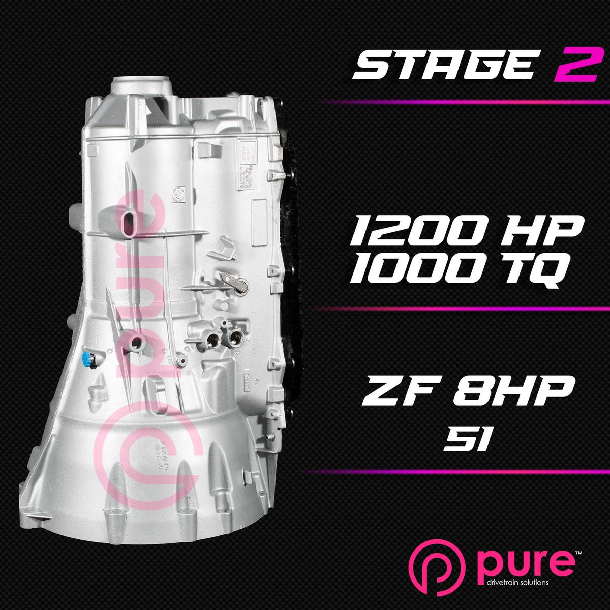 Pure Drivetrain 8HP51 High Performance Transmission Hard Parts Kit - AWD - Stage 2 - 12-94-2000
