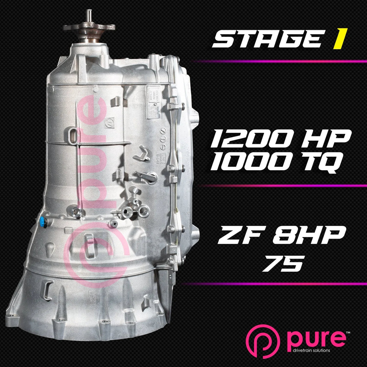 Pure Drivetrain 8HP75 High Performance Transmission Hard Parts Kit - RWD -Stage 1 - 12-88-1000