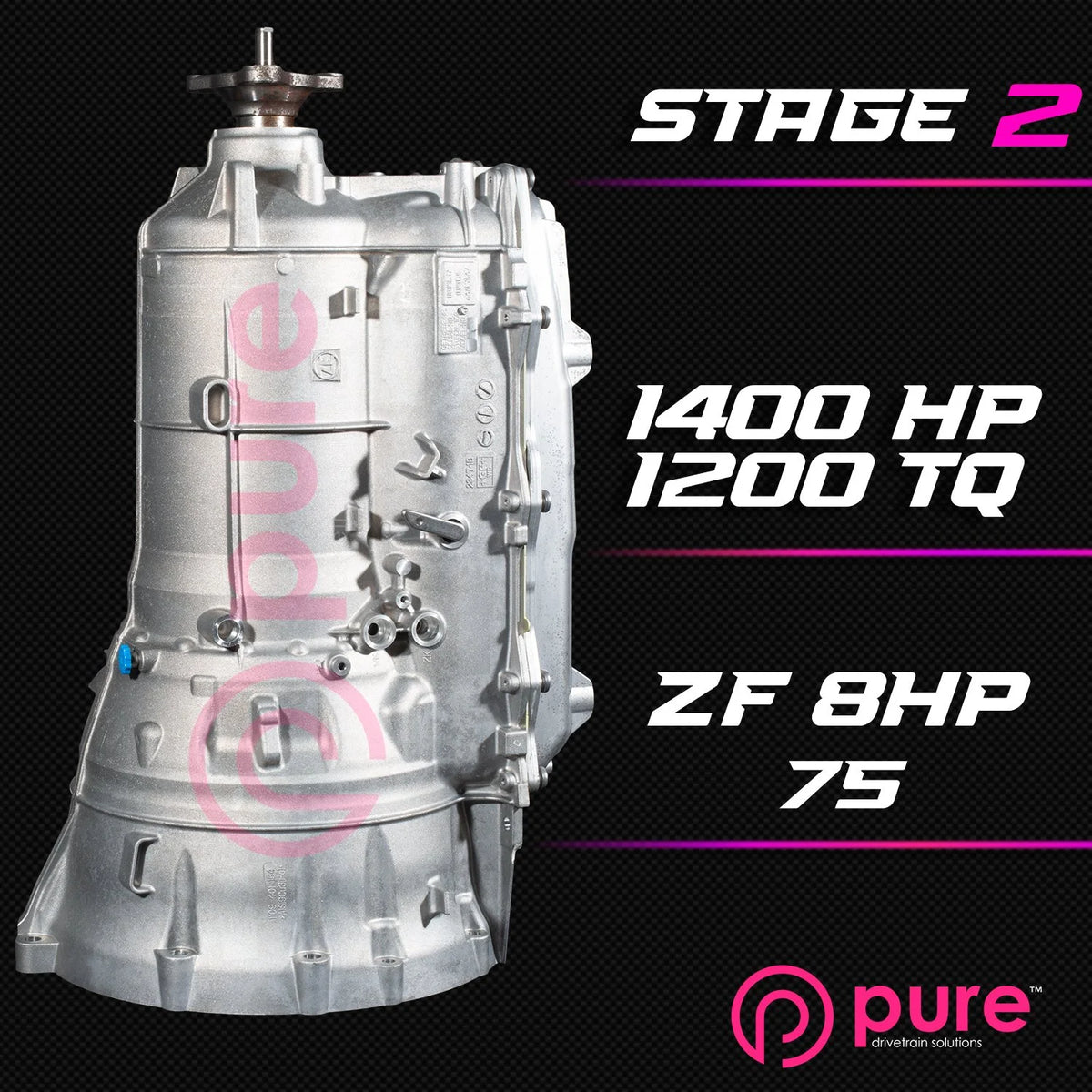 Pure Drivetrain 8HP75 High Performance Transmission Hard Parts Kit - AWD - Stage 2 - 12-87-2000