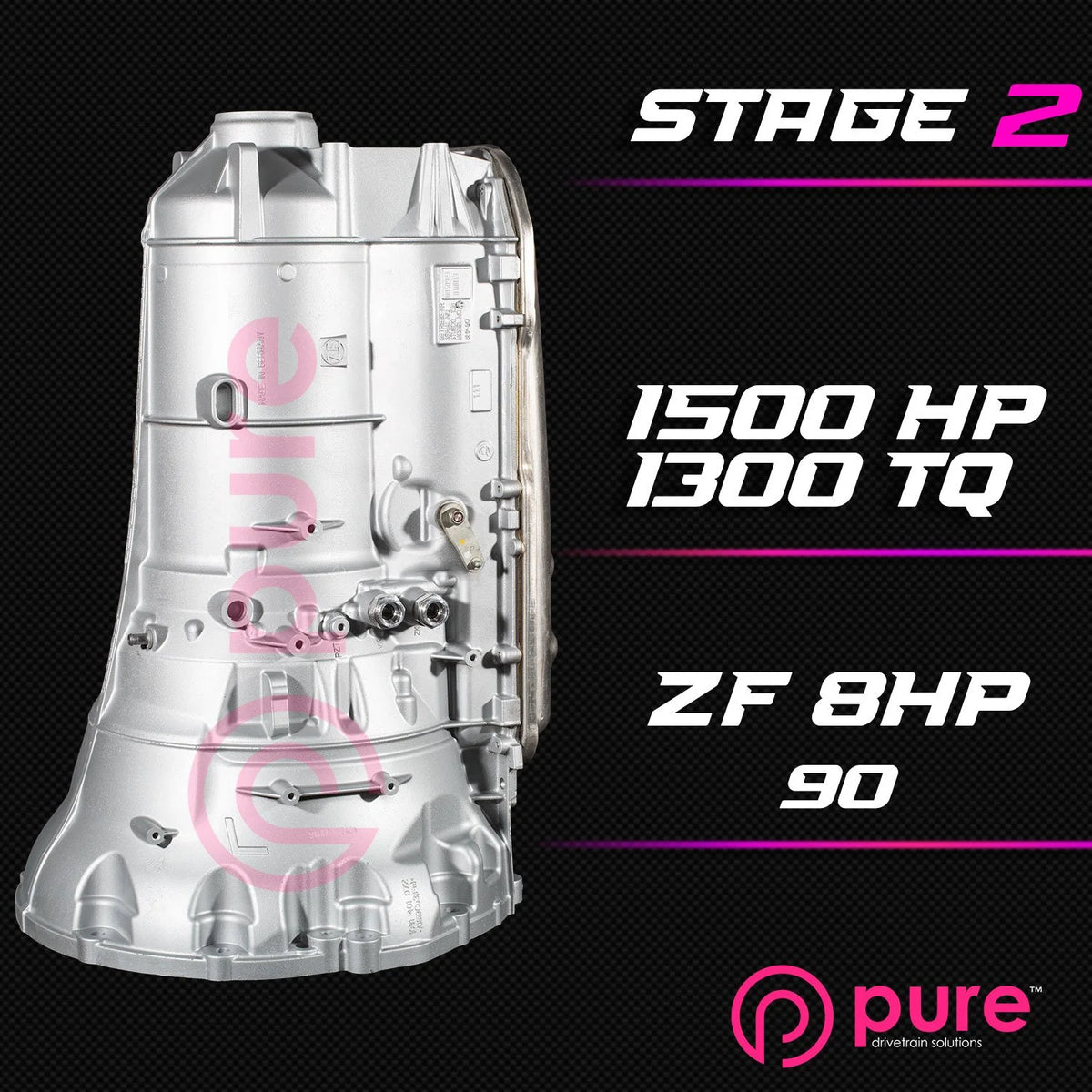 Pure Drivetrain 8HP90 High Performance Transmission Hard Parts Kit - RWD - Stage 2 - 12-84-2000