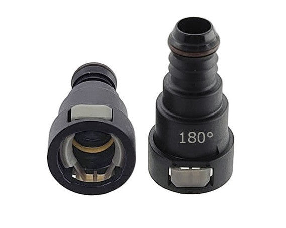 UPR - Plug N Play PVC Snap Fitting Straight for Oil Catch Can 3/8 1/2 5/8 - H5032-67 for 2011-2022 Ford F 150