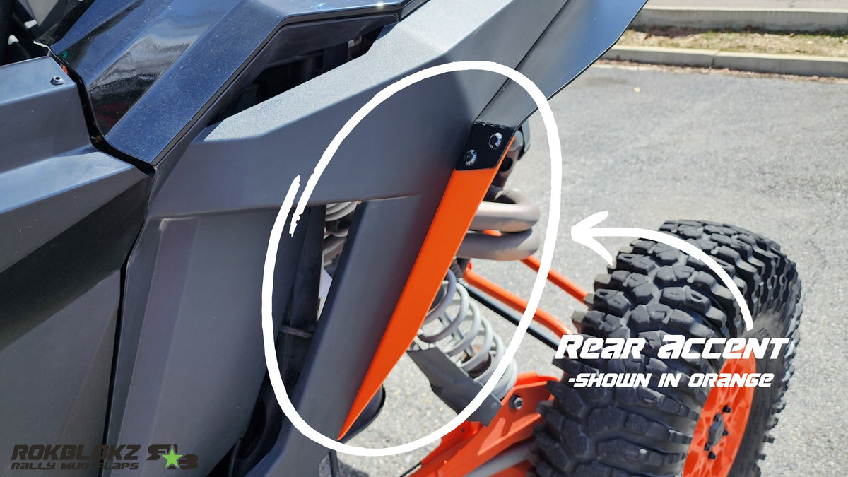 RokBlokz Polaris RZR Pro R & Turbo R 2022-2024 Replacement Accents & Trailing Arm Flaps
