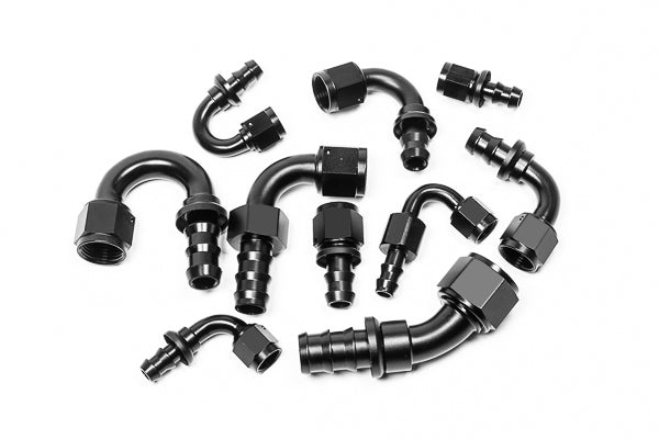 Radium Engineering -6AN 180 Degree Push-Lok Hose End - 14-0205