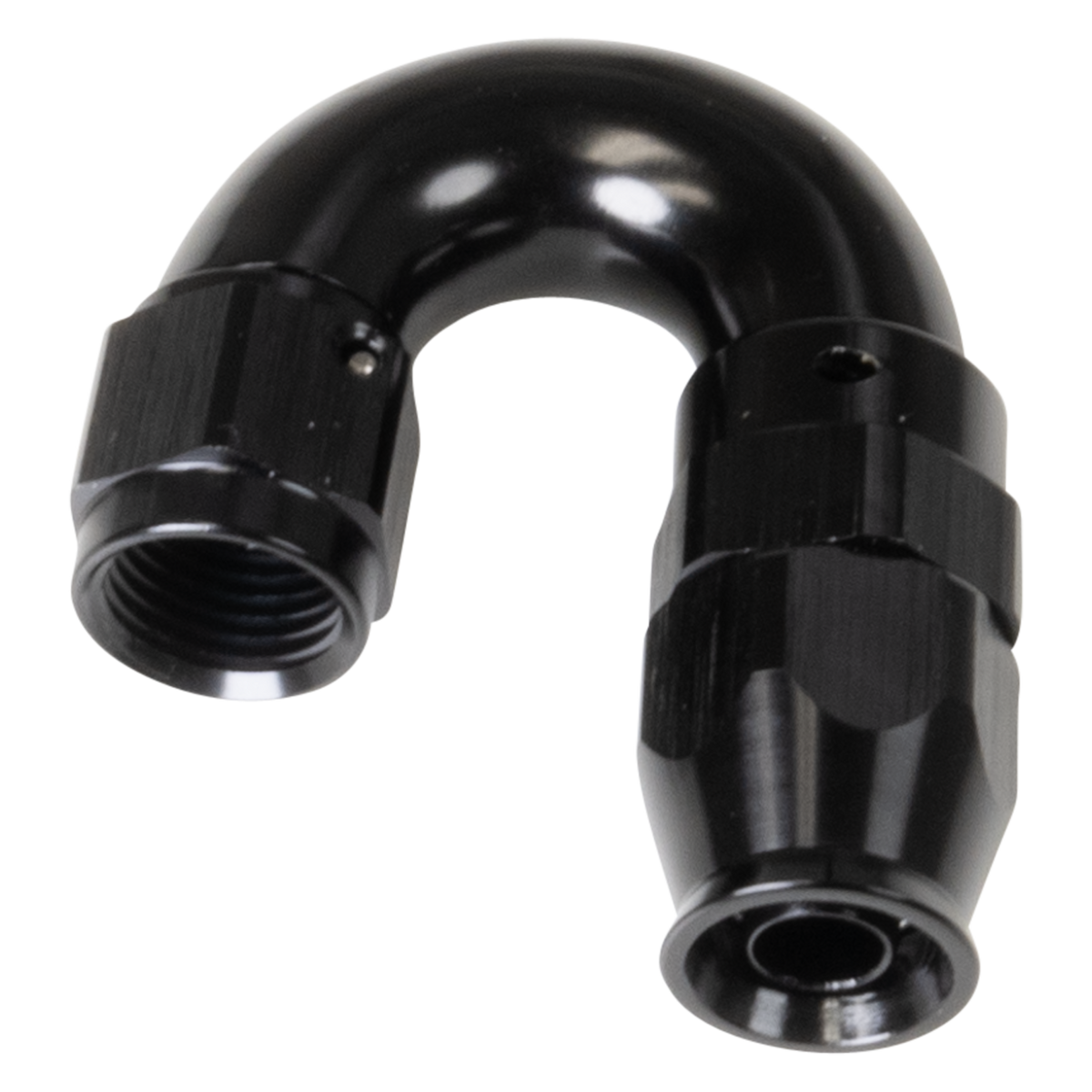 Russell Black 180 -6 Pro Ptfe Hose End - 550543 - front view