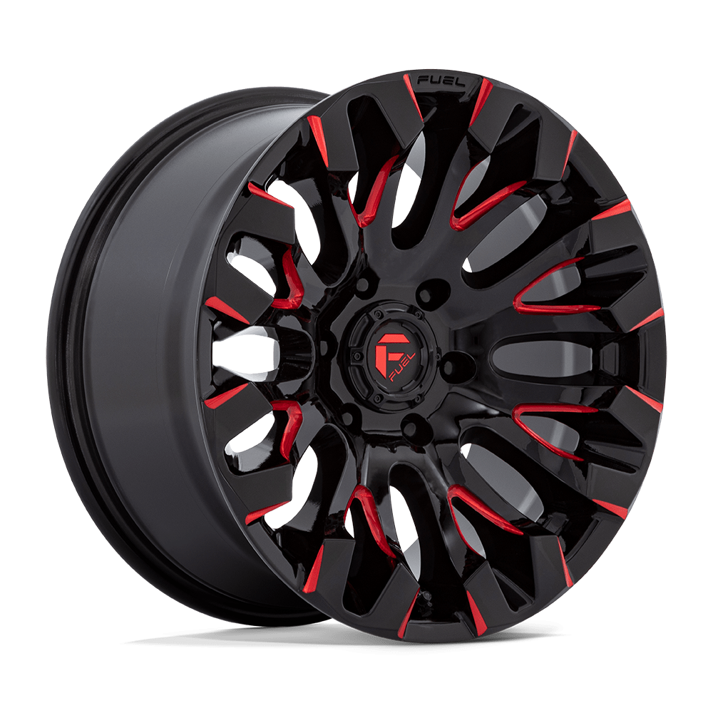 Fuel Off-Road D829 18X9 Gloss Black Milled W/ Red Tint 6x139.7 +1mm