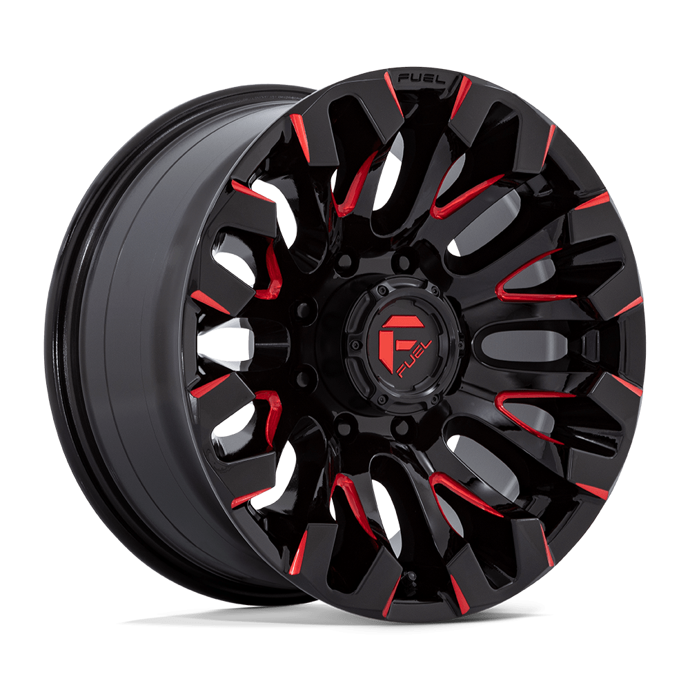 Fuel Off-Road D829 18X9 Gloss Black Milled W/ Red Tint 8x170 +1mm