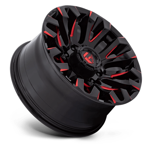 Fuel Off-Road D829 18X9 Gloss Black Milled W/ Red Tint 8x170 +1mm