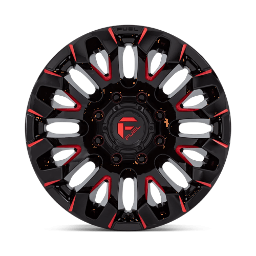 Fuel Off-Road D829 18X9 Gloss Black Milled W/ Red Tint 8x170 +1mm