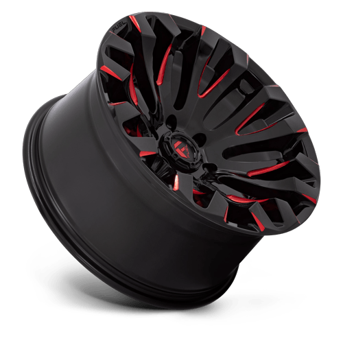 Fuel Off-Road D829 20X10 Gloss Black Milled W/ Red Tint 5x127 -18mm