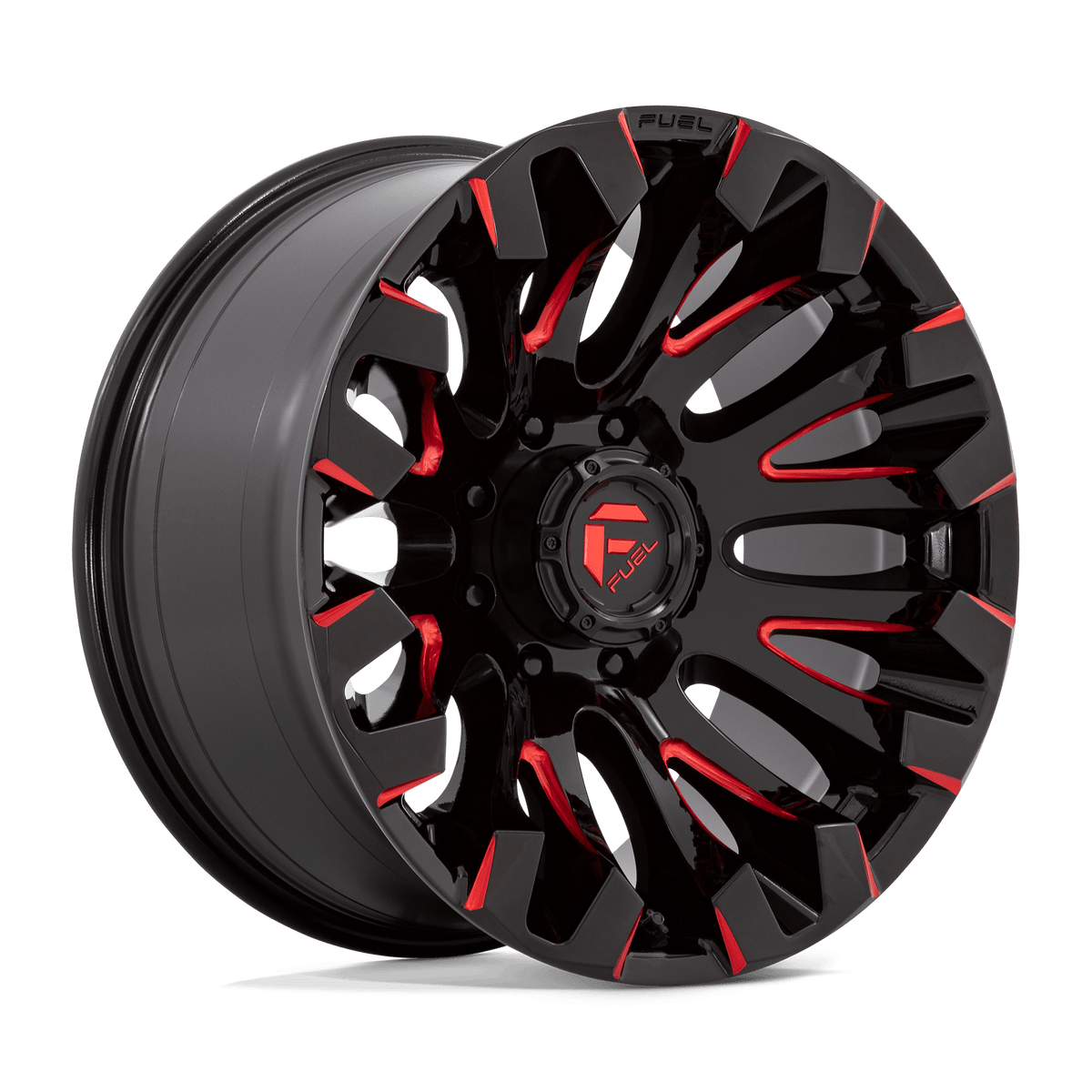 Fuel Off-Road D829 20X10 Gloss Black Milled W/ Red Tint 8x170 -18mm