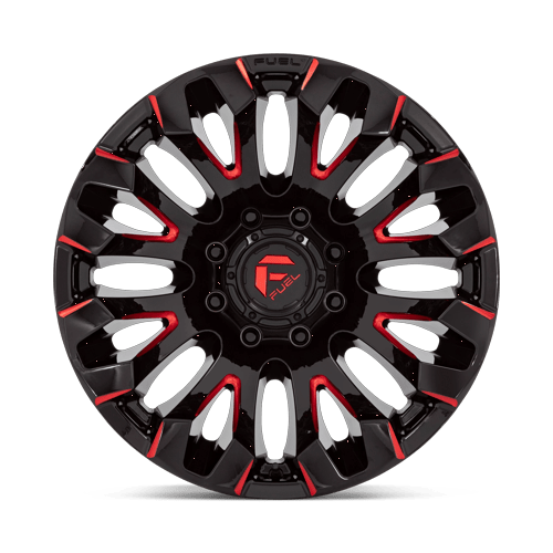 Fuel Off-Road D829 20X10 Gloss Black Milled W/ Red Tint 8x170 -18mm