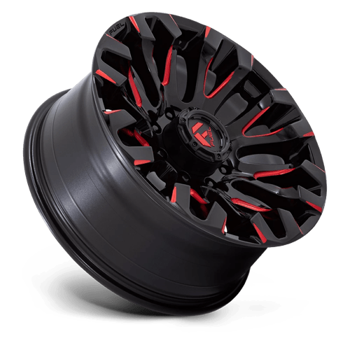 Fuel Off-Road D829 20X9 Gloss Black Milled W/ Red Tint 8x165.1 +1mm