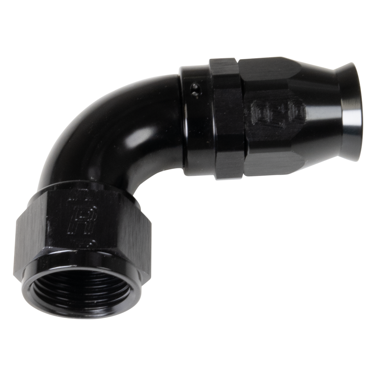 Russell Black 90 -12 Pro Ptfe Hose End - 550663 - angle view