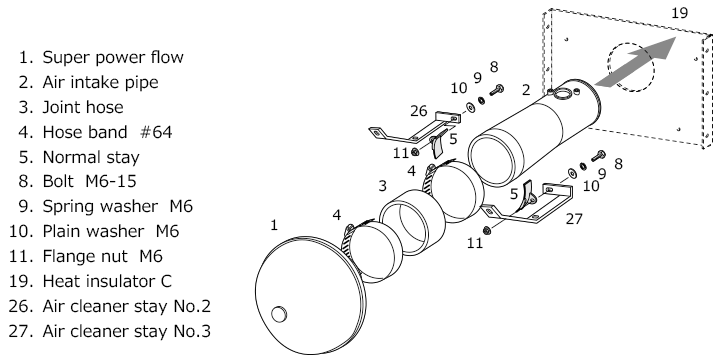 HKS Racing Suction Classification - 70020-AZ102