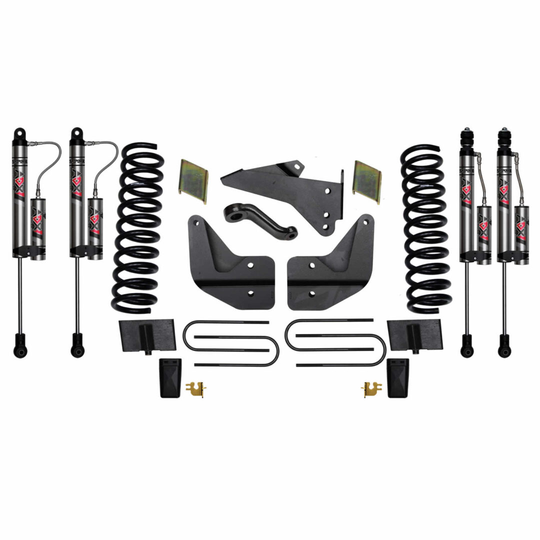 Skyjacker 13-18 Ram 3500 4 In Suspension Lift Kit With Adx M2.0 Aluminum Monotube Shocks