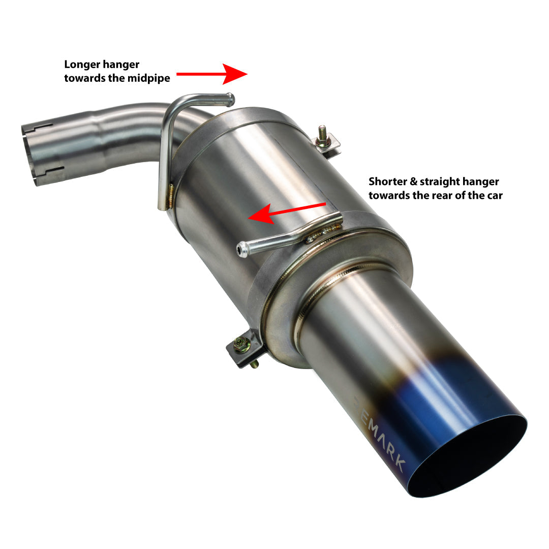 Remark 2022+ Toyota GR86 / Subaru BRZ T304 Stainless Steel Catback Exhaust System - RK-C1063T-04