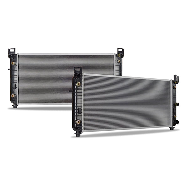Mishimoto Cadillac Escalade Replacement Radiator 2002-2014 - R2370-AT for 2000-2014 GMC Yukon - angle view