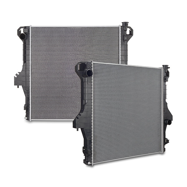 Mishimoto 03-09 Dodge Ram 2500/3500 Cummins Diesel Replacement Plastic Radiator - R2711-MT for 2003-2009 Dodge Ram 2500 - ang