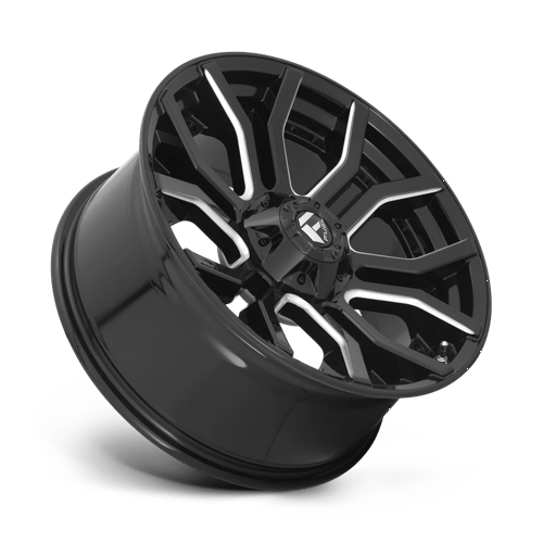 Fuel Off-Road Aluminum Wheels 24X12 Rage D711 Gloss Black Milled