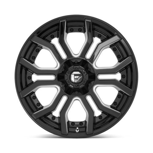 Fuel Off-Road D711 20X9 Gloss Black Milled 5x127/5.5 +1mm