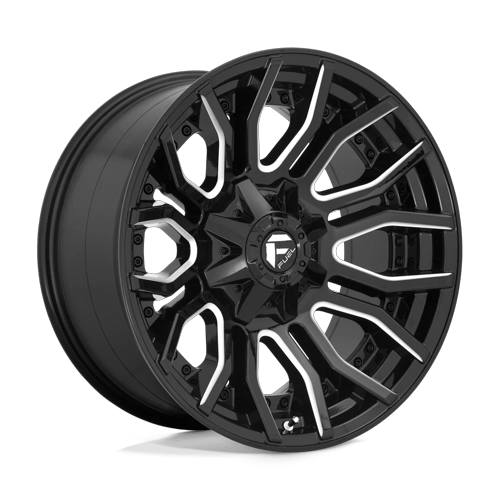 Fuel Off-Road Aluminum Wheels 20X10 Rage D711 Gloss Black Milled