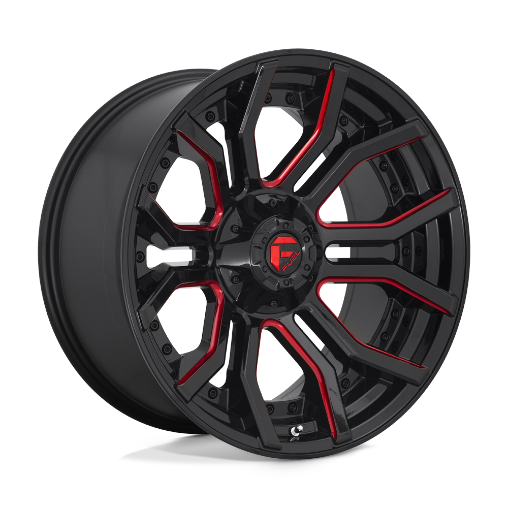 Fuel Off-Road D712 20X10 Gloss Black W/ Red Tint 6x135/5.5 -18mm