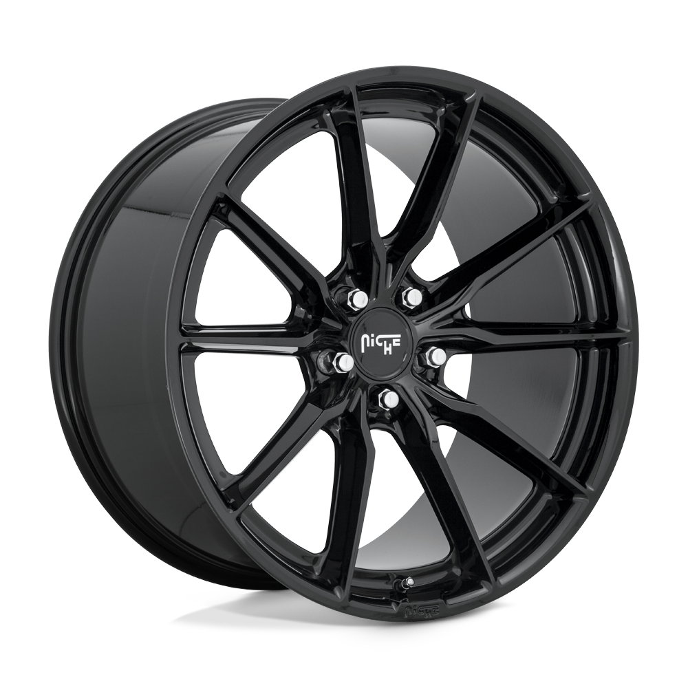 Niche 1PC M240 Rainier 19X9.5 5X112 +50MM Gloss Black
