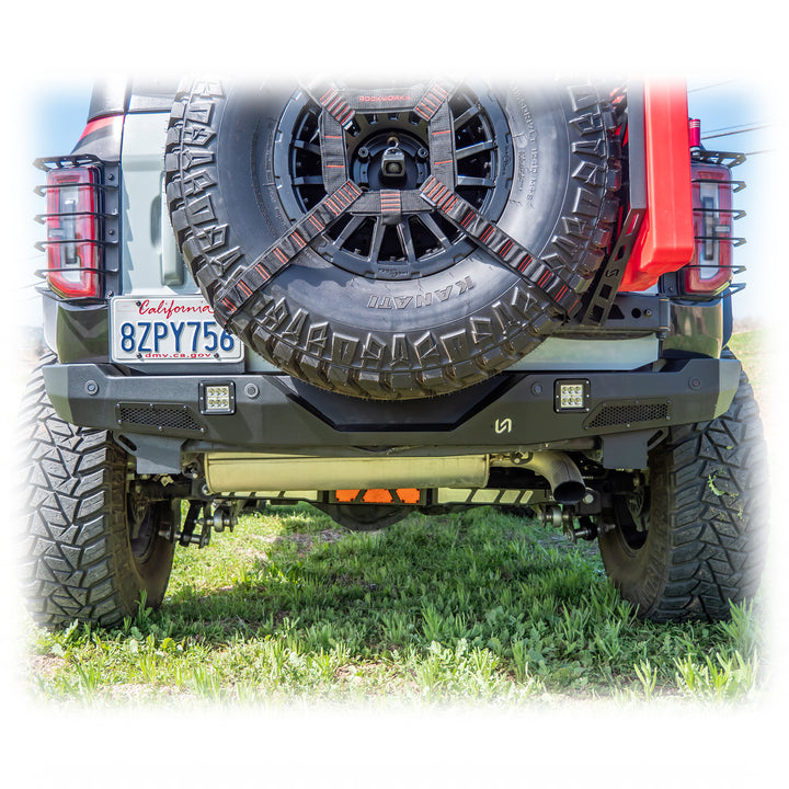 Turn Offroad 2021+ Ford Bronco Hyperlyte Rear Bumper - RB3-M1 for 2021-2026 Ford Bronco - detail view