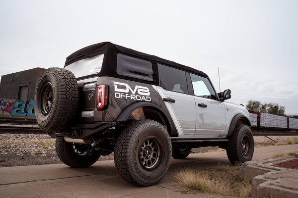 DV8 Offroad - 2021-22 Ford Bronco FS-15 Series Rear Bumper - RBBR-02