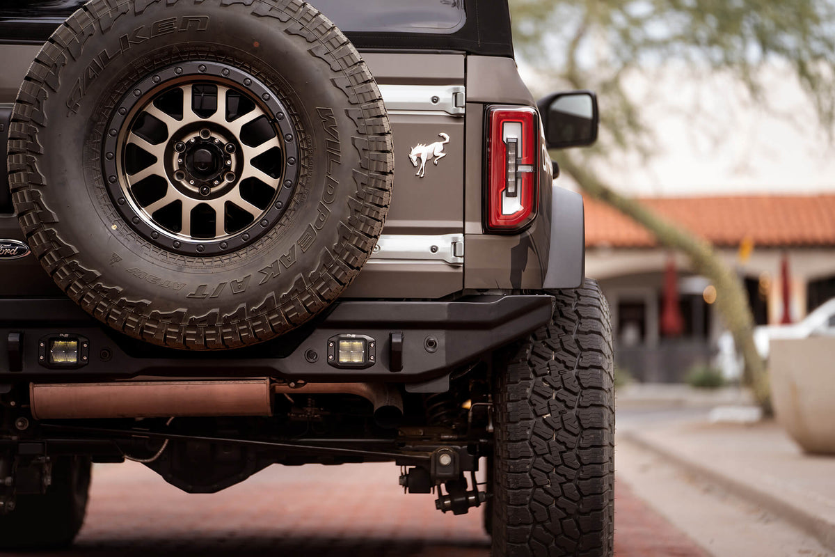 DV8 Offroad - 2021-22 Ford Bronco FS-15 Series Rear Bumper - RBBR-02