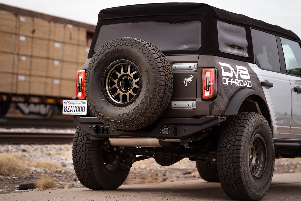 DV8 Offroad - 2021-22 Ford Bronco FS-15 Series Rear Bumper - RBBR-02