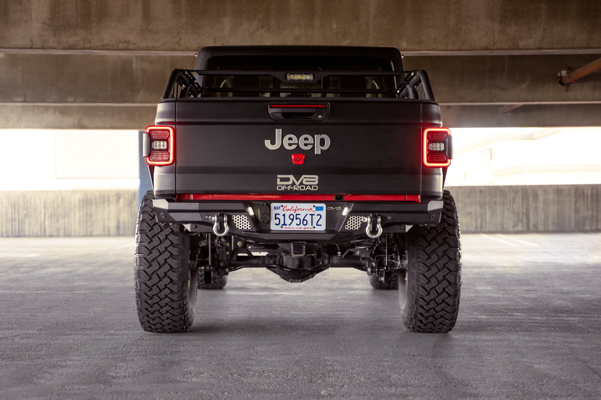 DV8 Offroad - Jeep Gladiator JT MTO Series Rear Bumper - RBGL-06