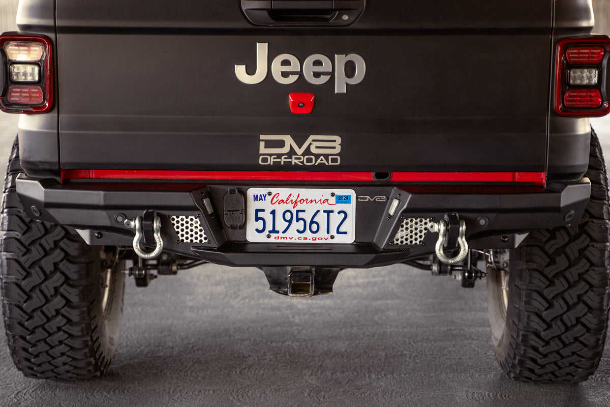 DV8 Offroad - Jeep Gladiator JT MTO Series Rear Bumper - RBGL-06